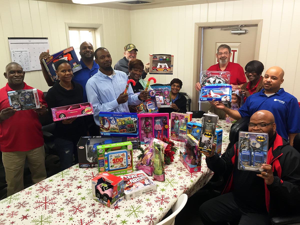 Montgomery Office Collects Toys for Sunshine Center