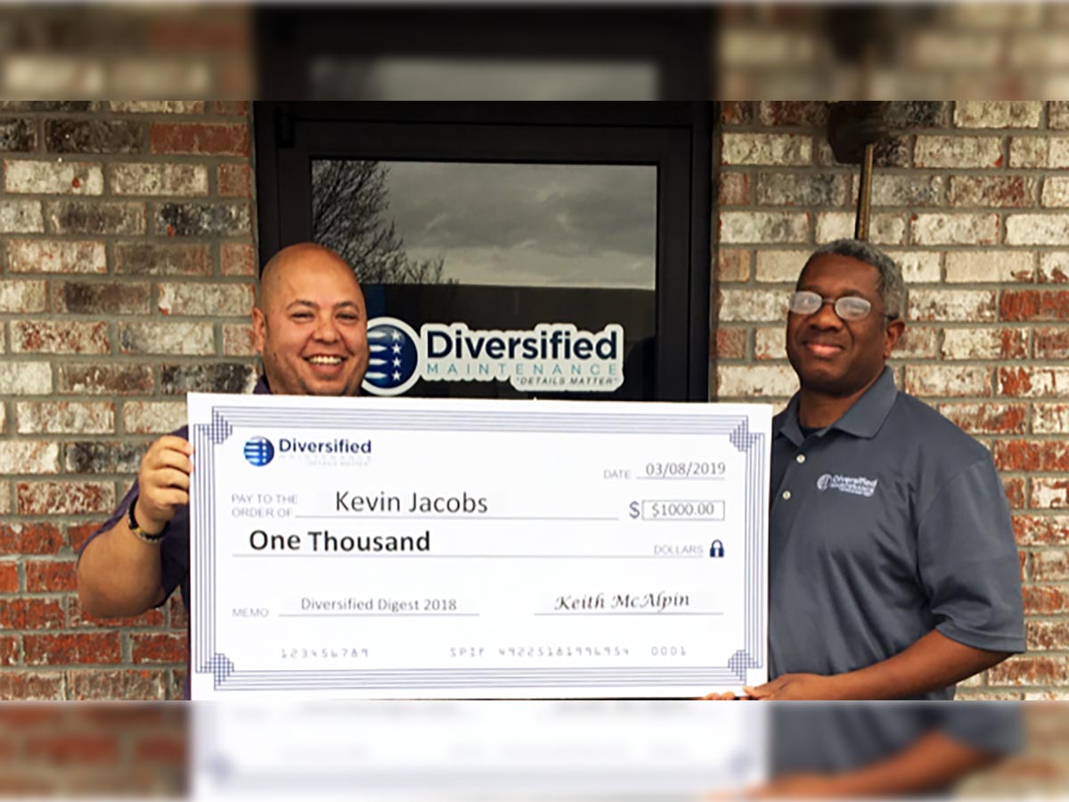 Kevin Sutton Wins C&I Digest Submission Contest