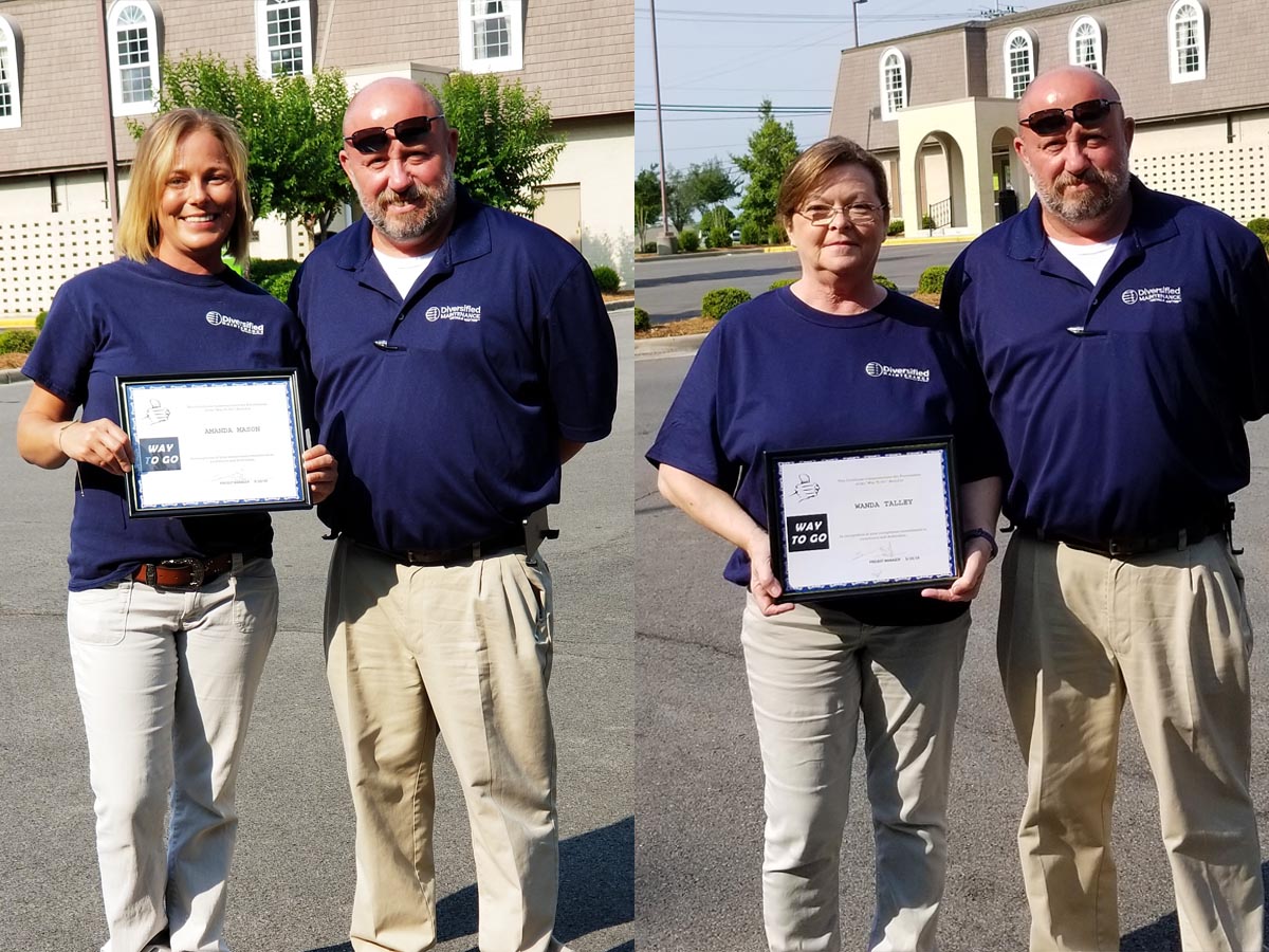 Amanda Mason and Wanda Talley Commended with Way to Go Awards