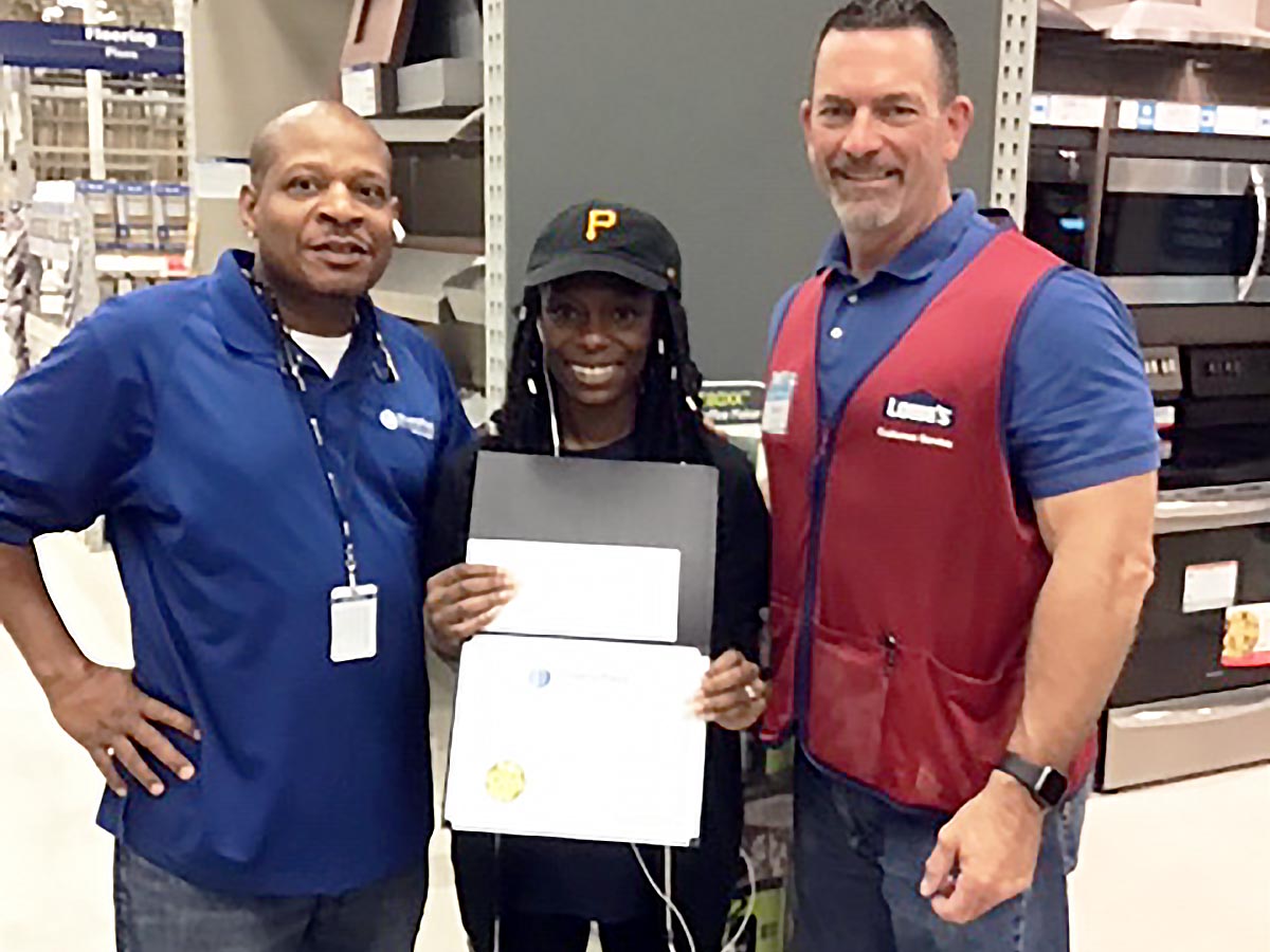 Grace Morton Doing Outstanding Work at Lowe’s