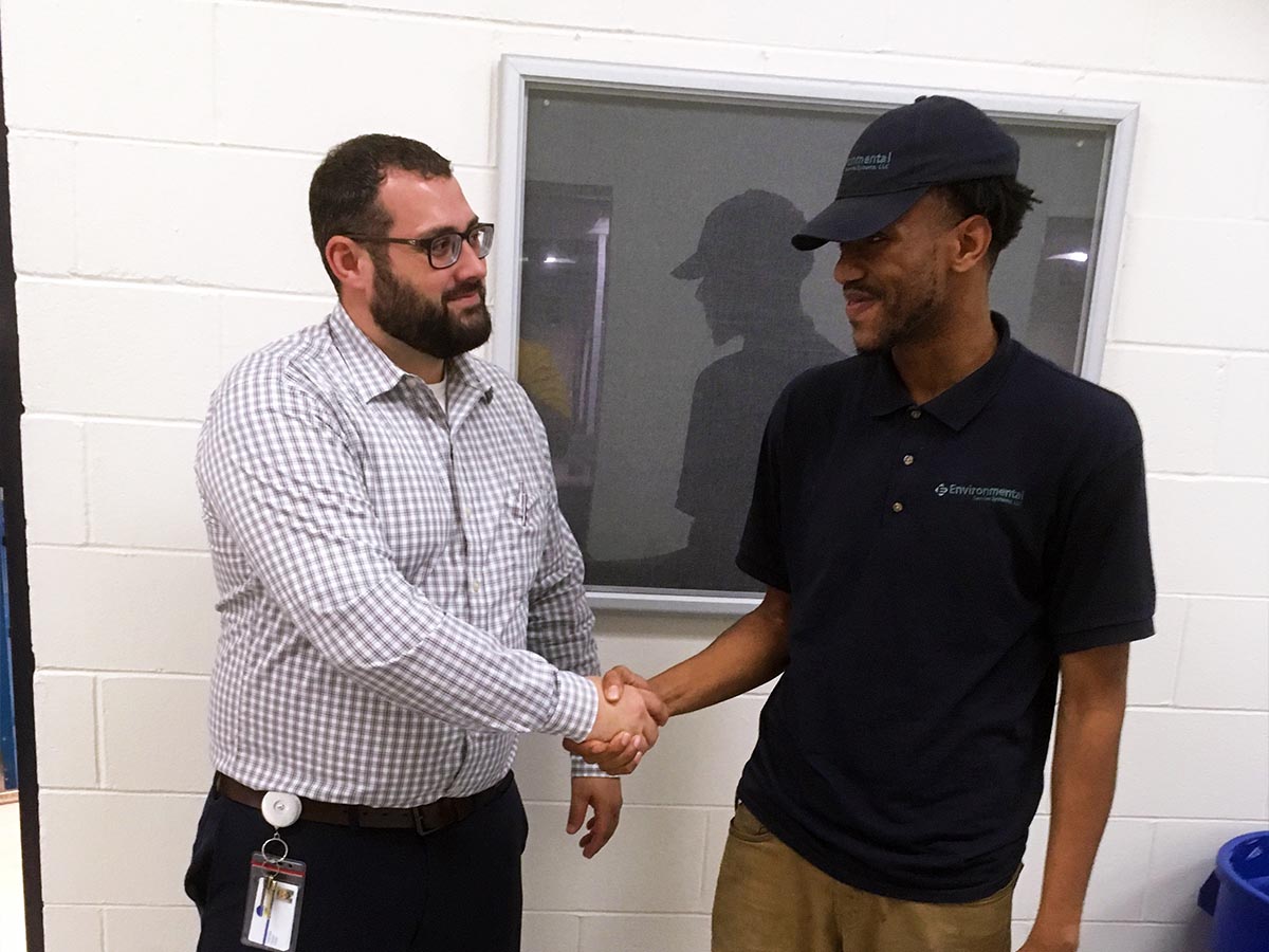 DeVante Townsend Goes Extra Mile at BioMérieux