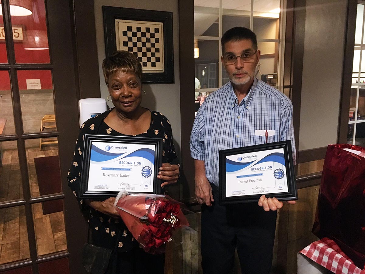 Rosemary Bailey and Robert Freeman Retire