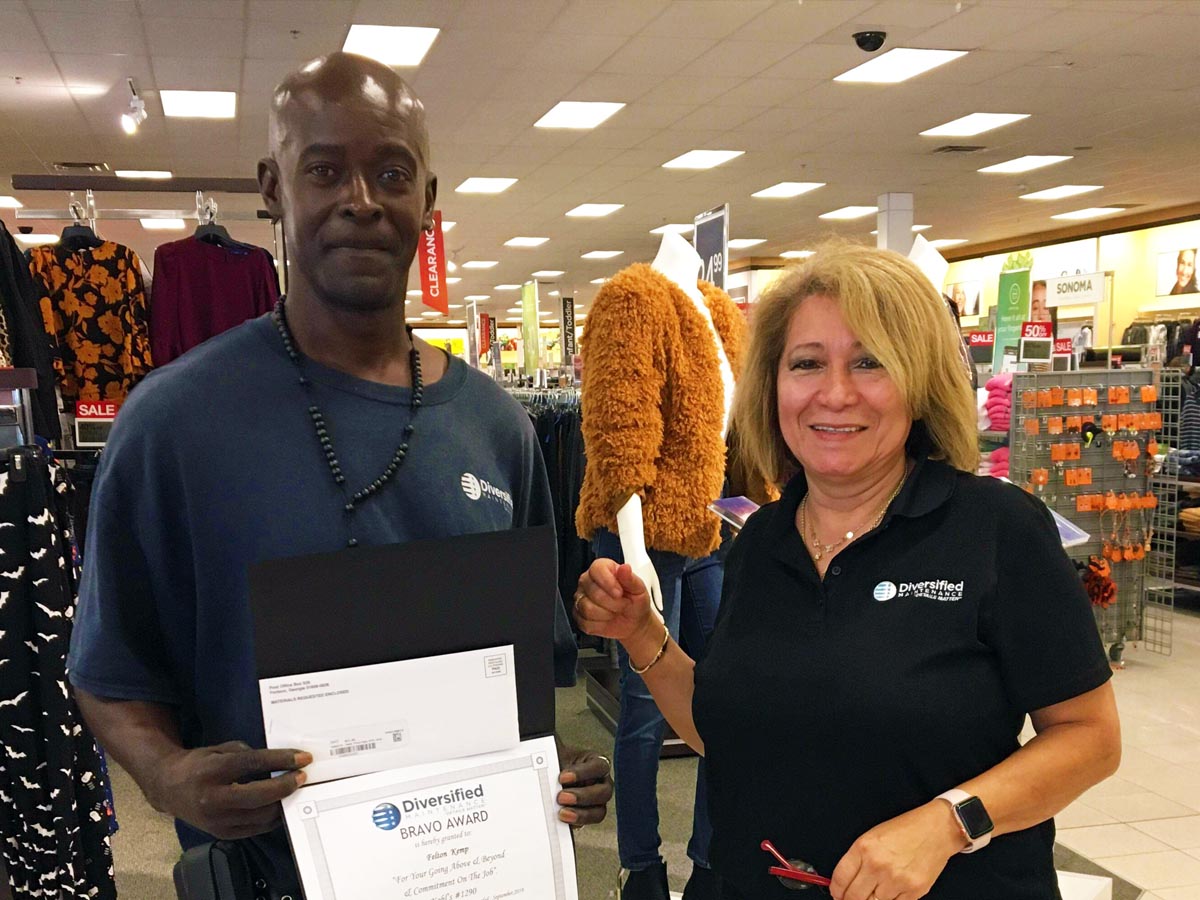 Felton Kemp Earns Third Above and Beyond