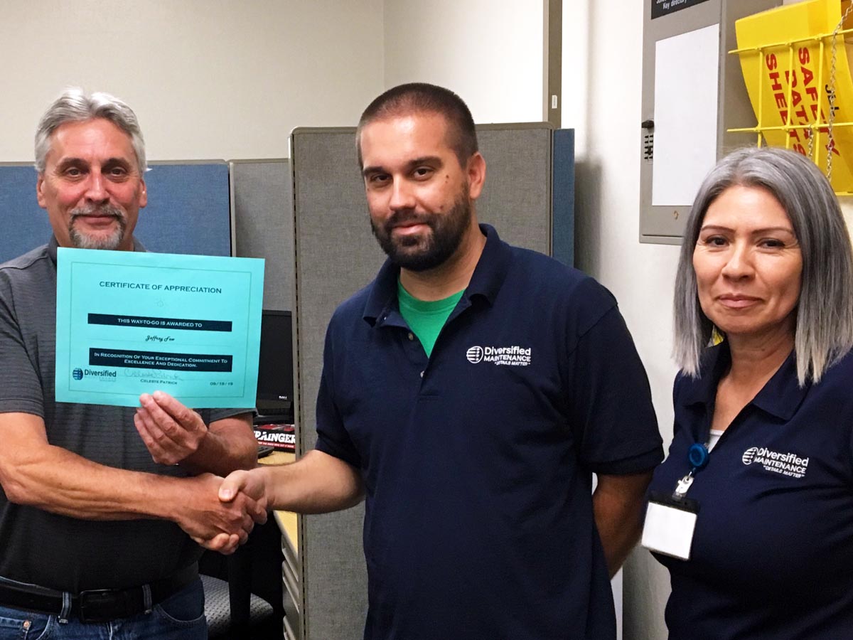 Jeffrey Few Recognized at Honeywell