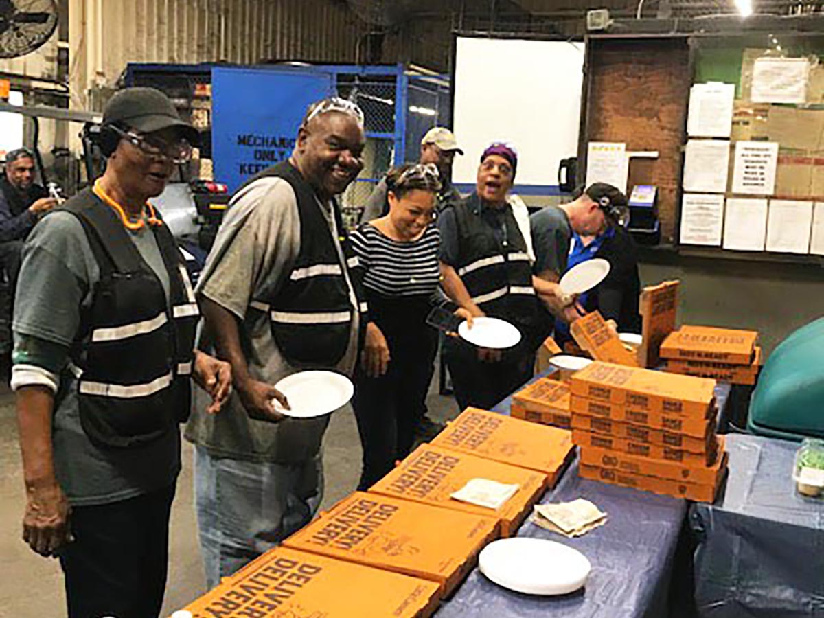 Goodyear Fayetteville Crews Celebrate a Job Well Done