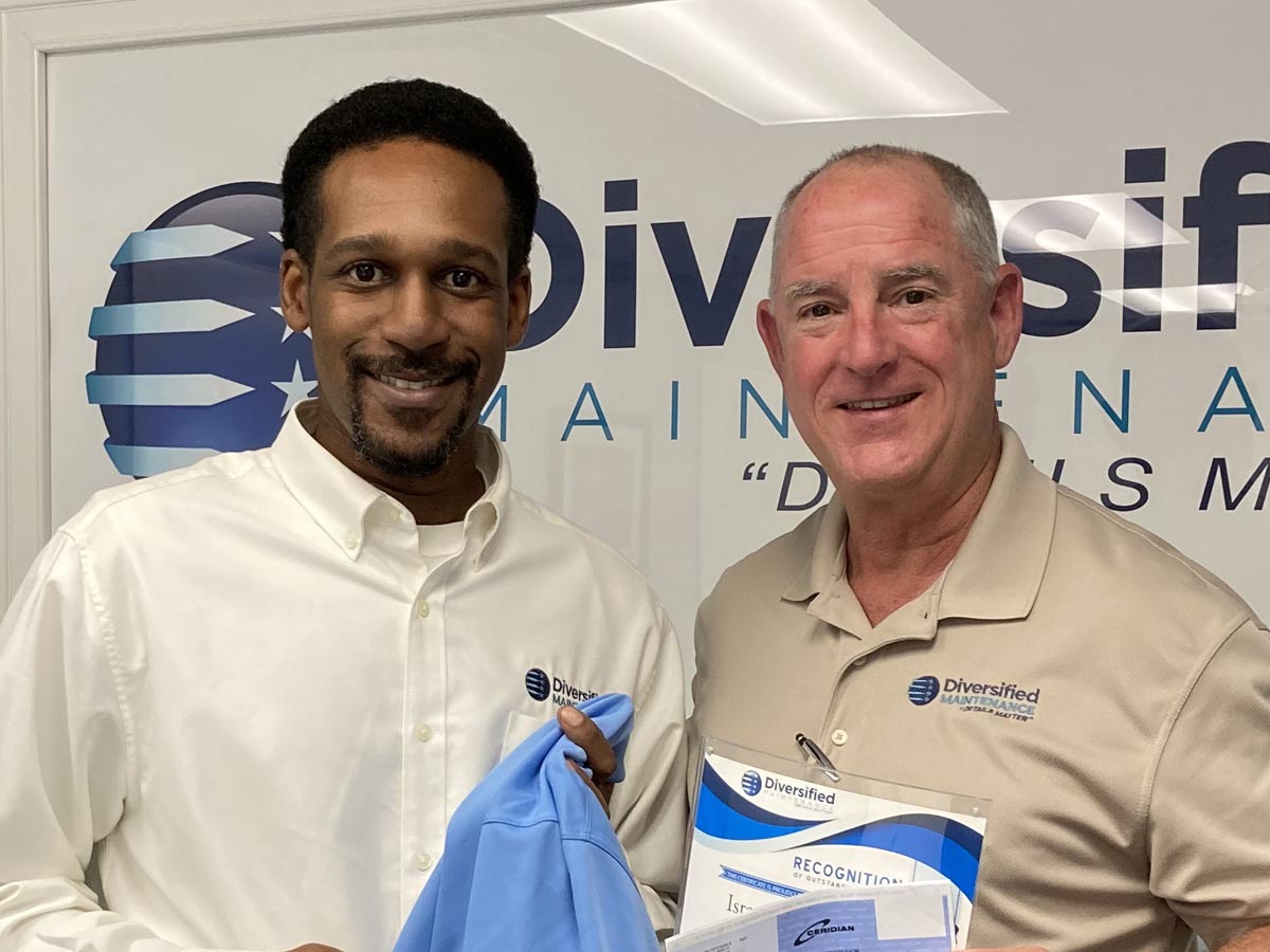 Israel Jones Earns 10 Year Service Award