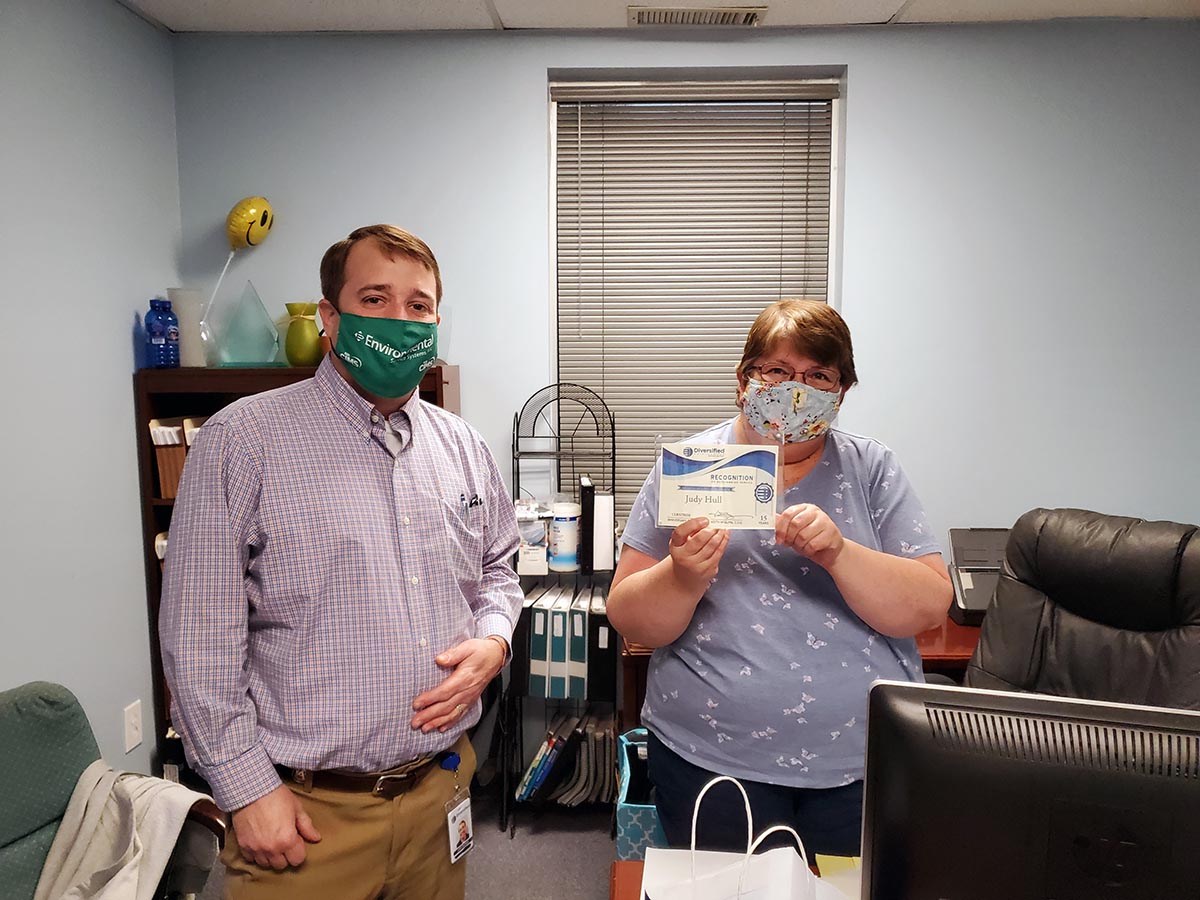 Judy Hull Earns 15 Year Award