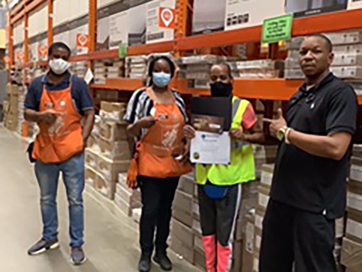 Anita Ferguson Wins Bravo Award at Home Depot