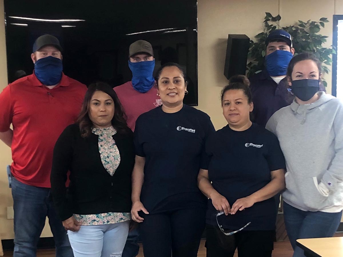 Diversified Team Keeps it Safe During Covid at Lowe’s RDC in Mt. Vernon