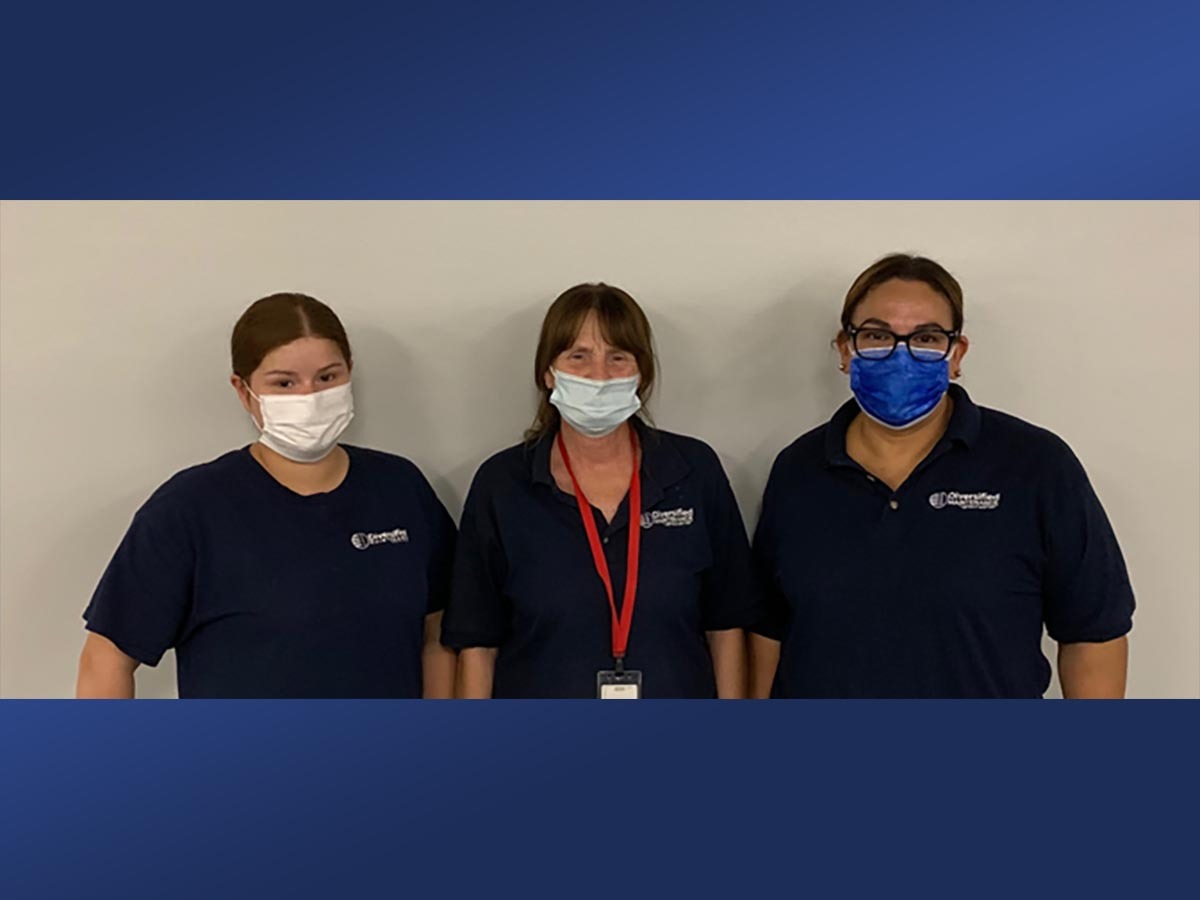 Diversified Crew Helps Customer Re-Open