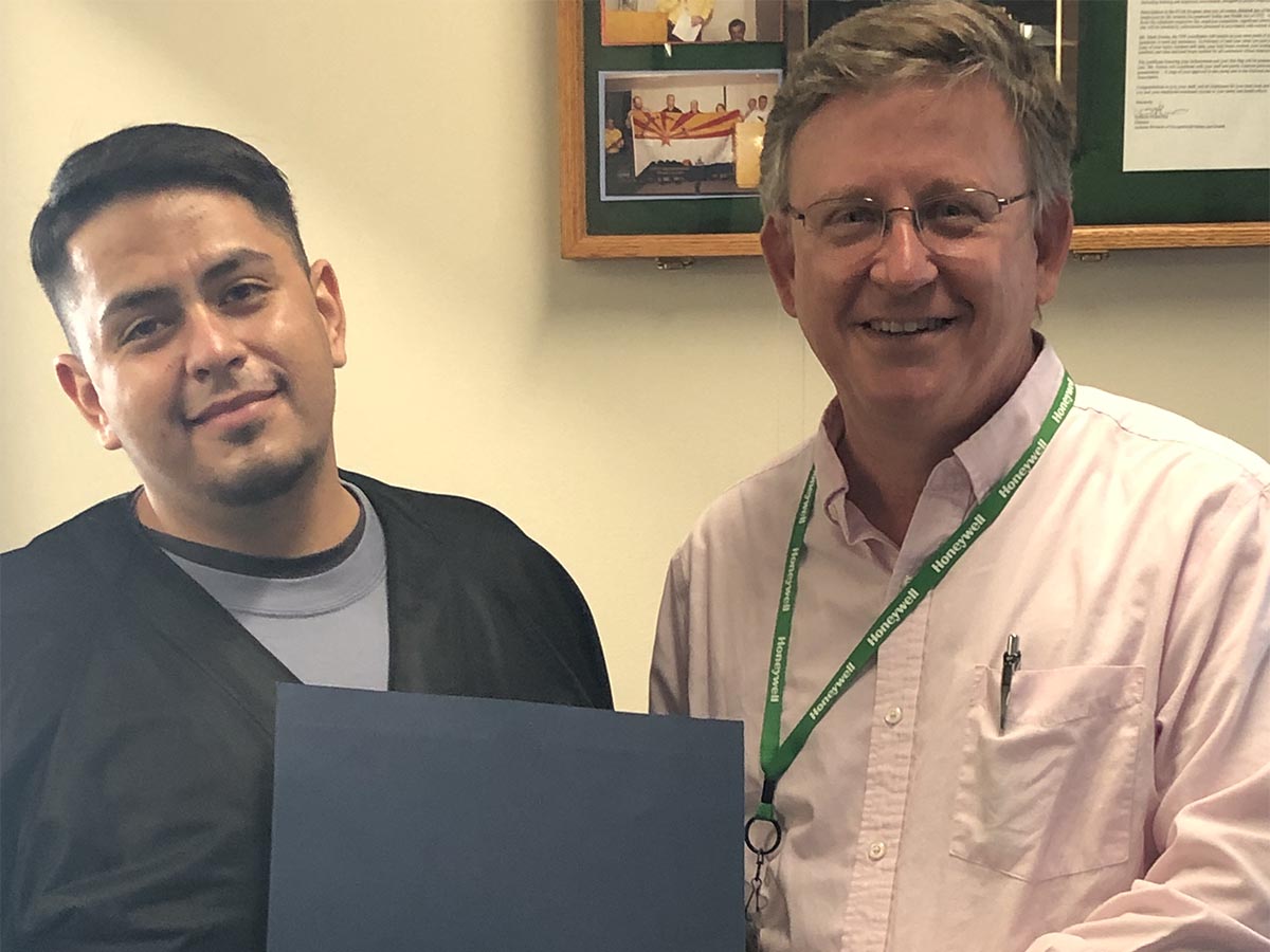 Rey Garcia Excels at Honeywell