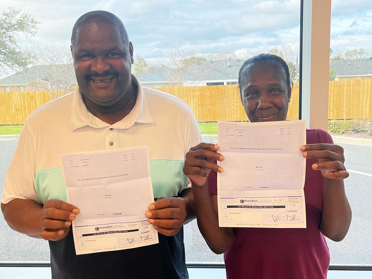 Lloyd Zilton and Rose Howard Win Vaccine Lottery Prizes